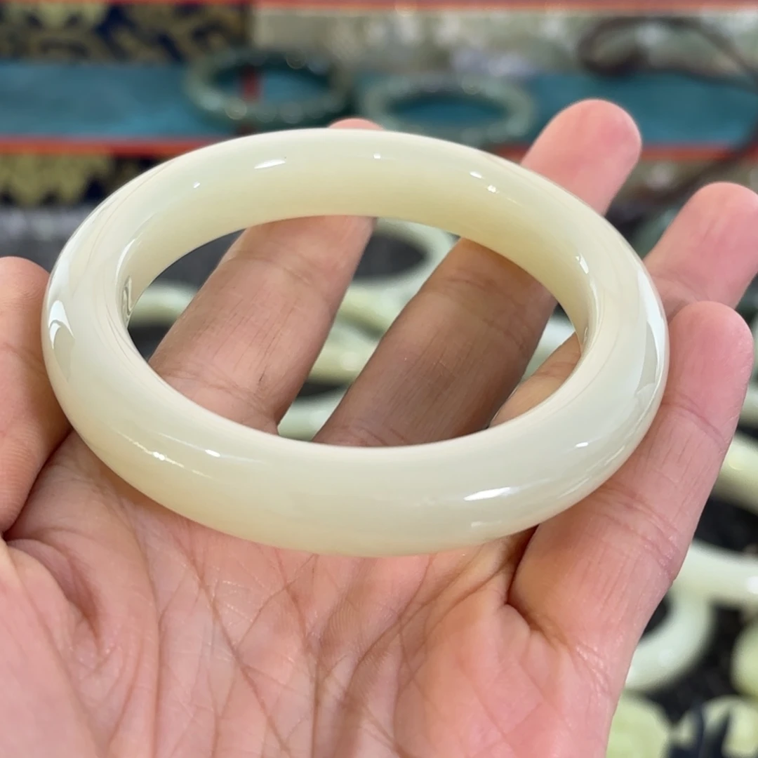 和田玉（糖玉）未镶嵌手链55.5