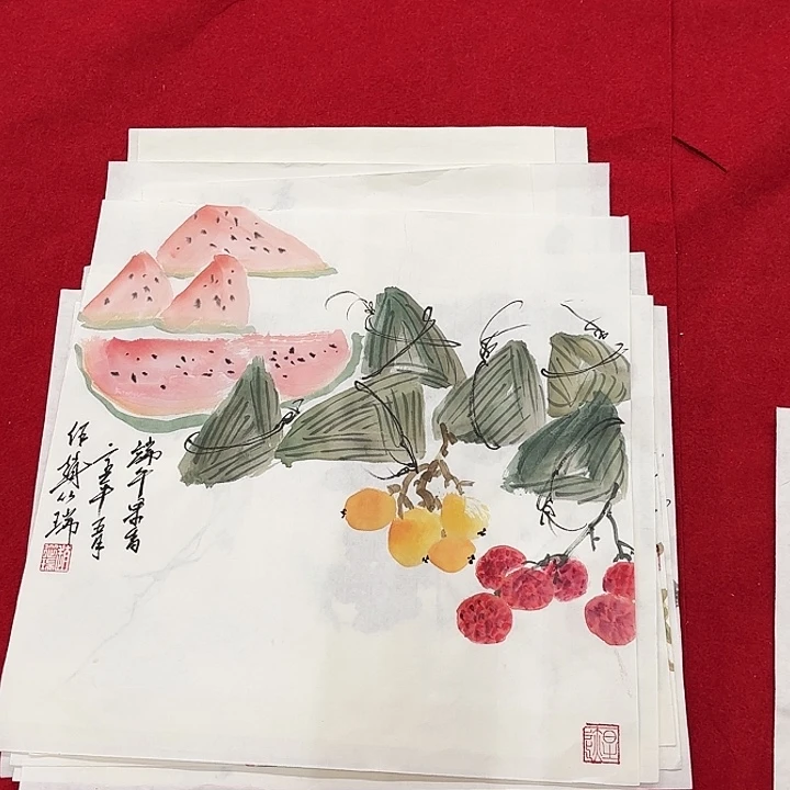 国画花鸟的翅膀是一个巨大的