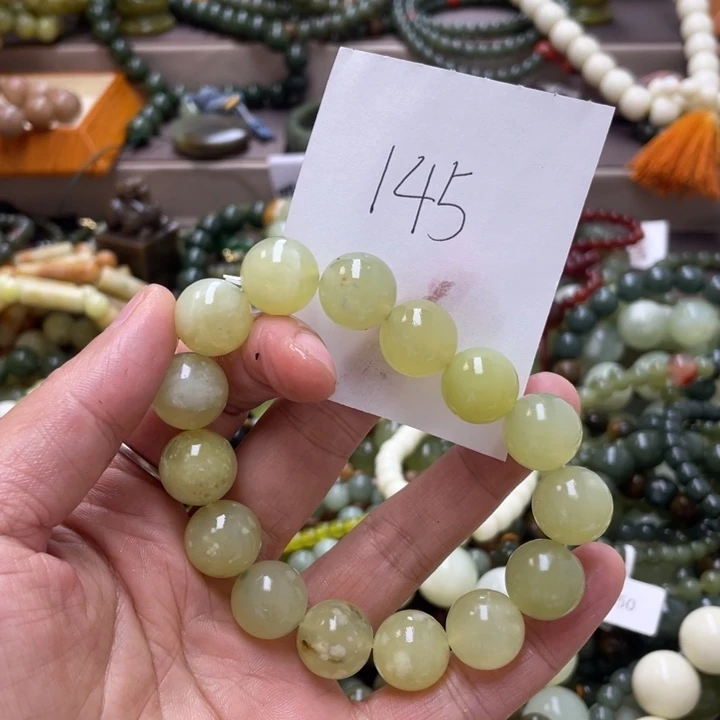 未镶嵌透闪石-蛇纹石玉手链