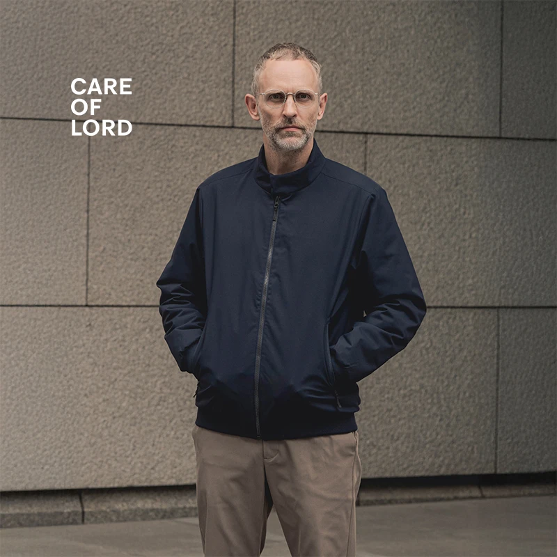 CARE OF LORD丨哈灵顿丨金标P棉男士秋冬通勤休闲立领棉服865502