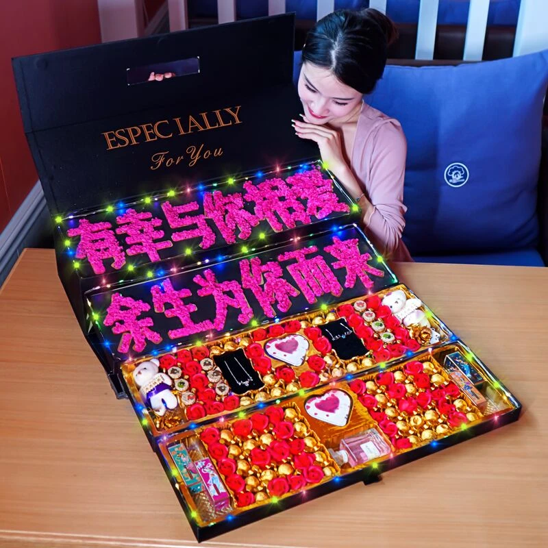 浪漫三八节礼物送女朋友老婆生日礼物女生实用的情侣礼品礼盒装