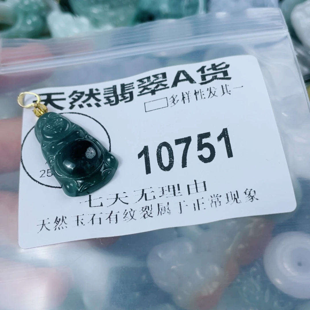 翡翠未镶嵌颈饰10751