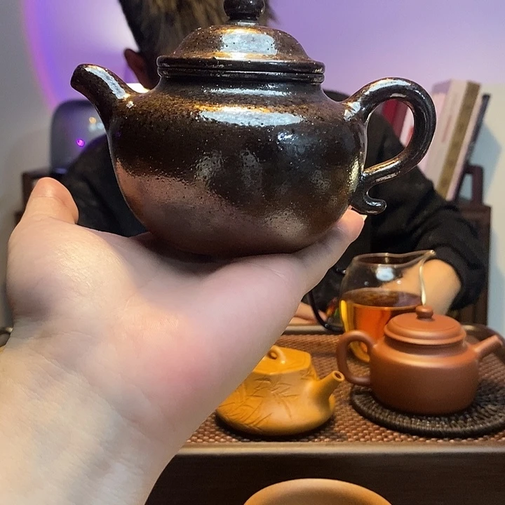 茶壶紫砂71号 柴烧掇只