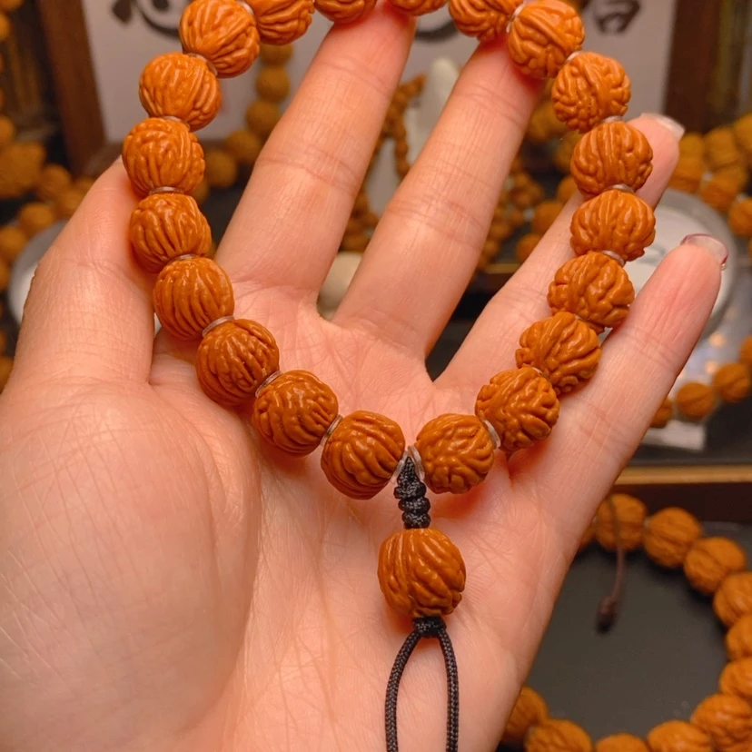 【闪购商品】桃核手串龙文桃核