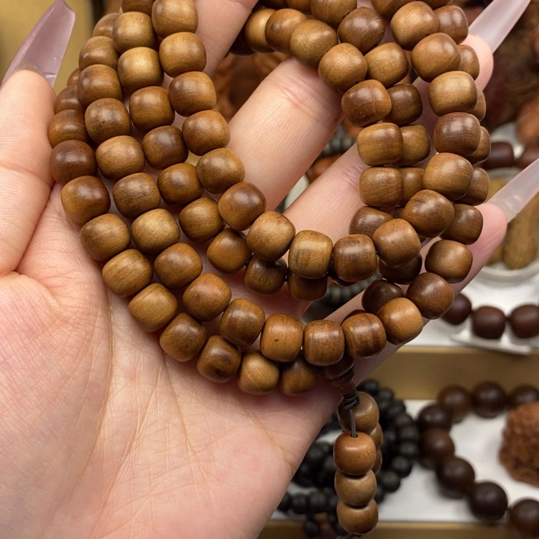 檀香木手串/手链迈索尔老山檀香0809.108奶香，瑕