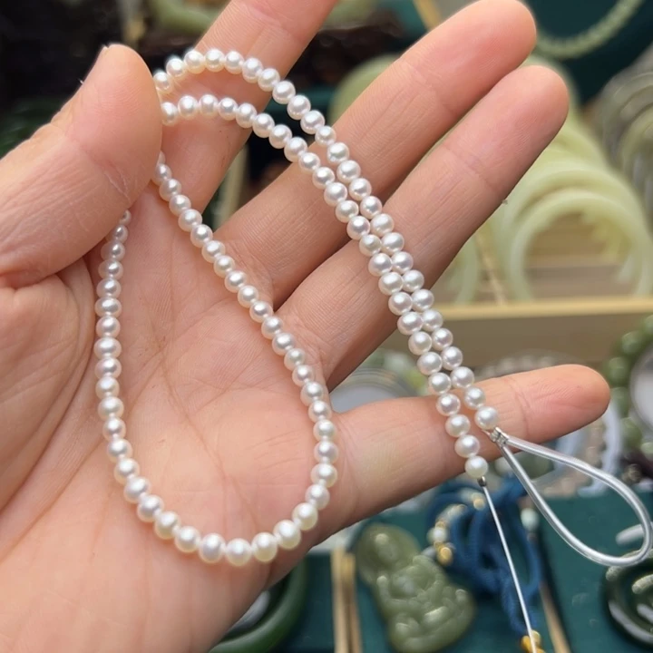 淡水珍珠颈饰未镶嵌卡4