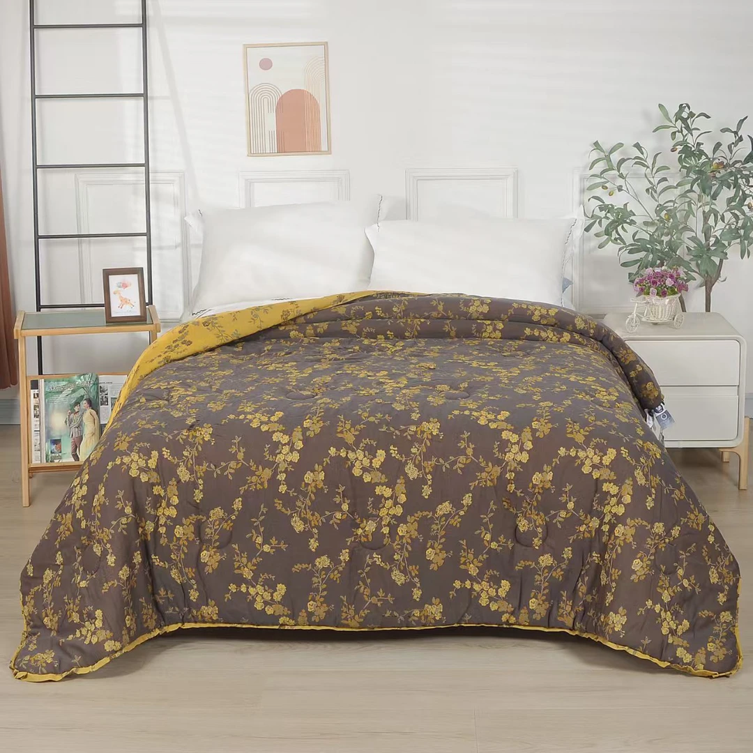 【金枝玉叶-单人被】150*200全棉有氧双层纱单人被 舒适柔软亲肤