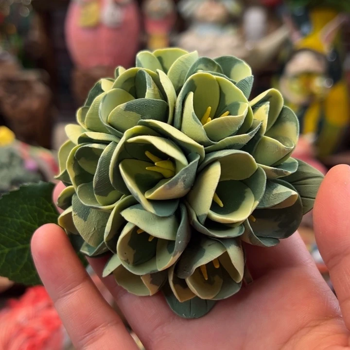 陶摆件小镇青花每日有新品