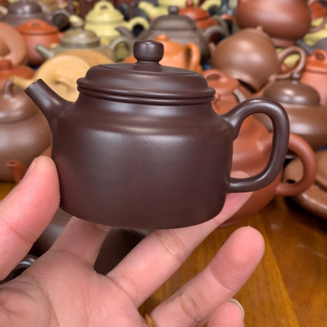 紫砂茶杯小**！原矿紫砂