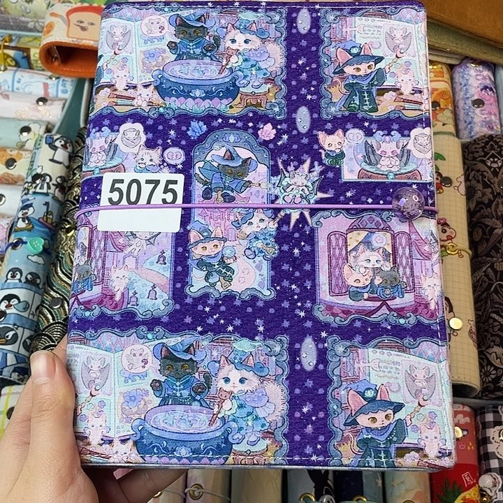 织绣A5活页不加纸5075