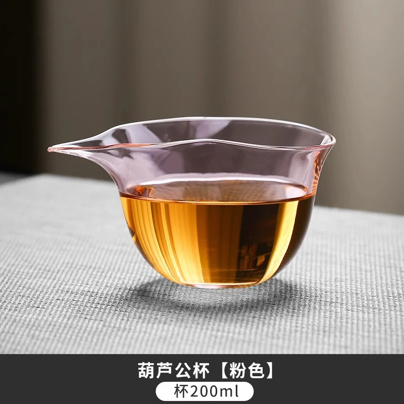 高档加厚福禄公道杯透明分茶器大容量茶海功夫茶具