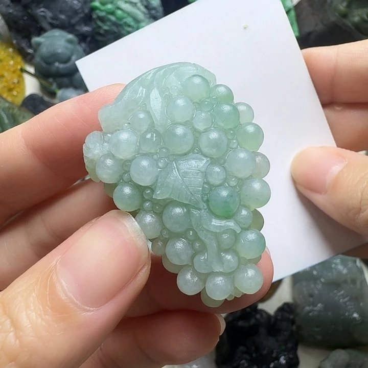 定制翡翠未镶嵌毛货