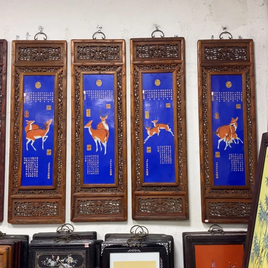 瓷1.2*36*4景德镇瓷板画柴窑烧制