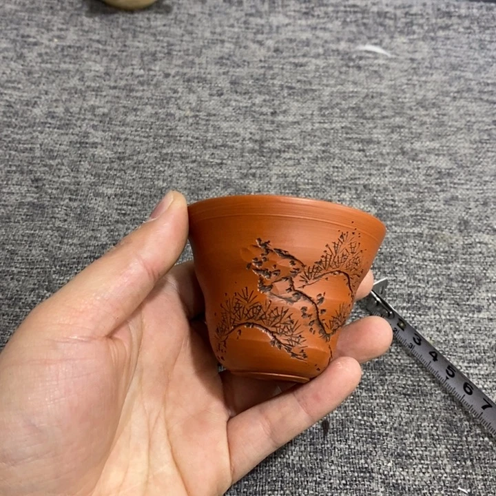 紫砂茶杯非常漂亮好看的花瓶