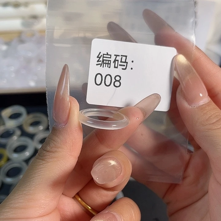 玛瑙/玉髓未镶嵌戒指008港15