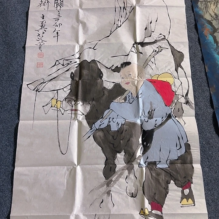 放***界横款装饰画作品欣赏
