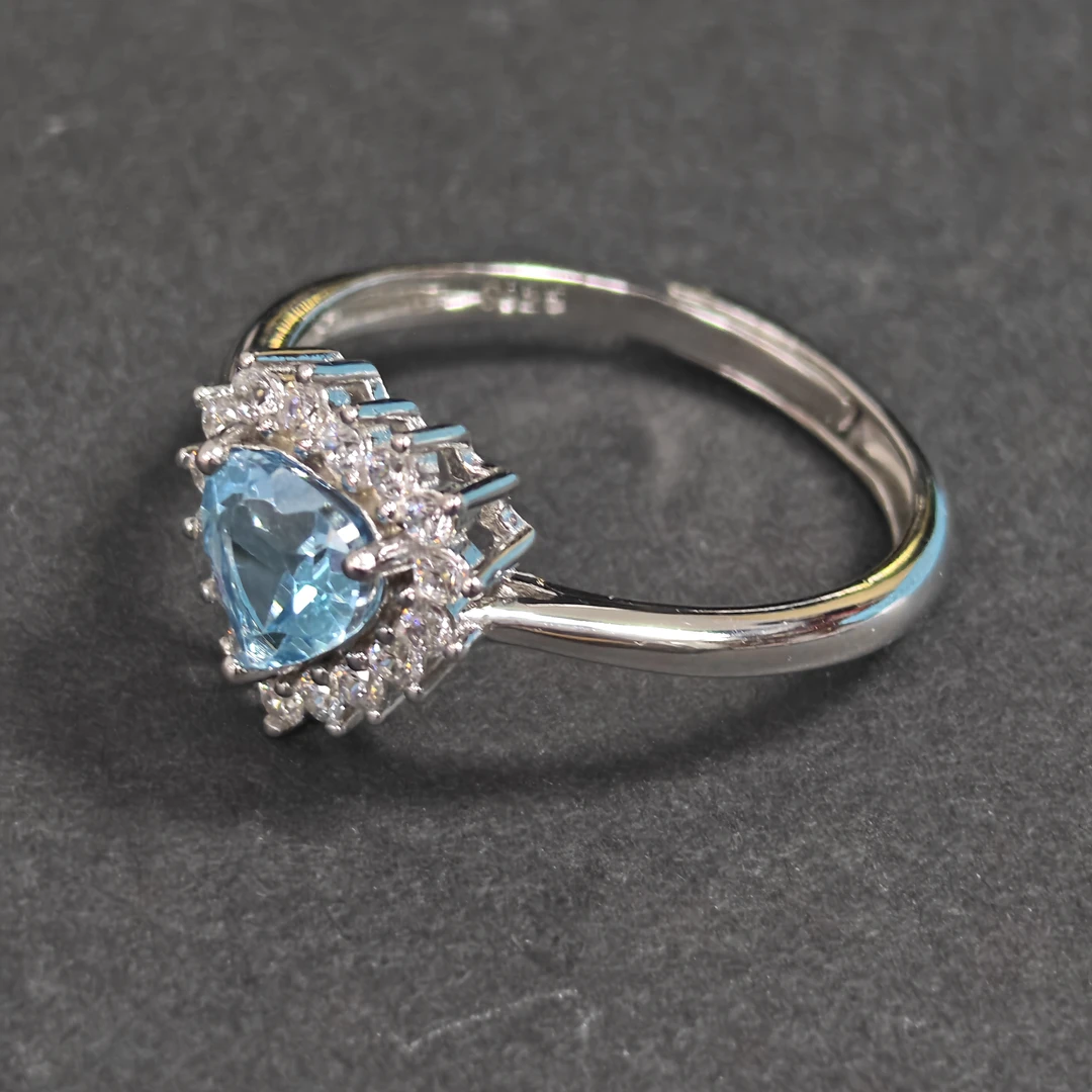 【书记甄选】托帕石S925银镶嵌配饰 多款式 8282-83QBX