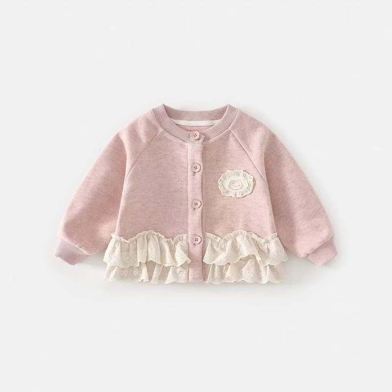 女童外套春秋款2025新款儿童衣服秋季洋气公主上衣宝宝秋装小童装