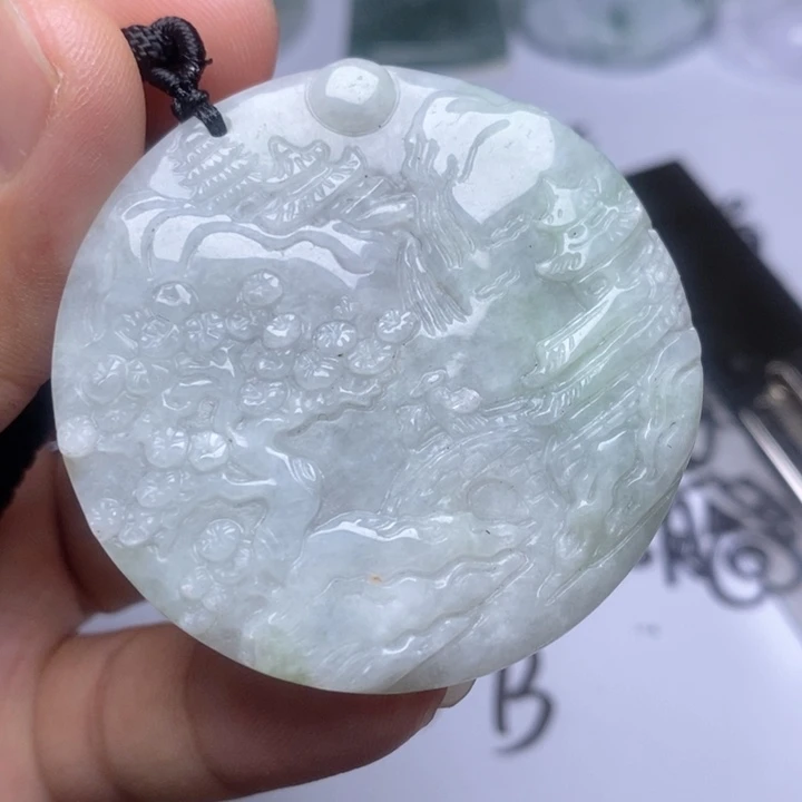 颈饰未镶嵌翡翠翡翠