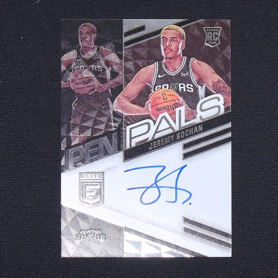 索汉 精英 新秀签字  帕尼尼NBA国宝手提签字球星卡