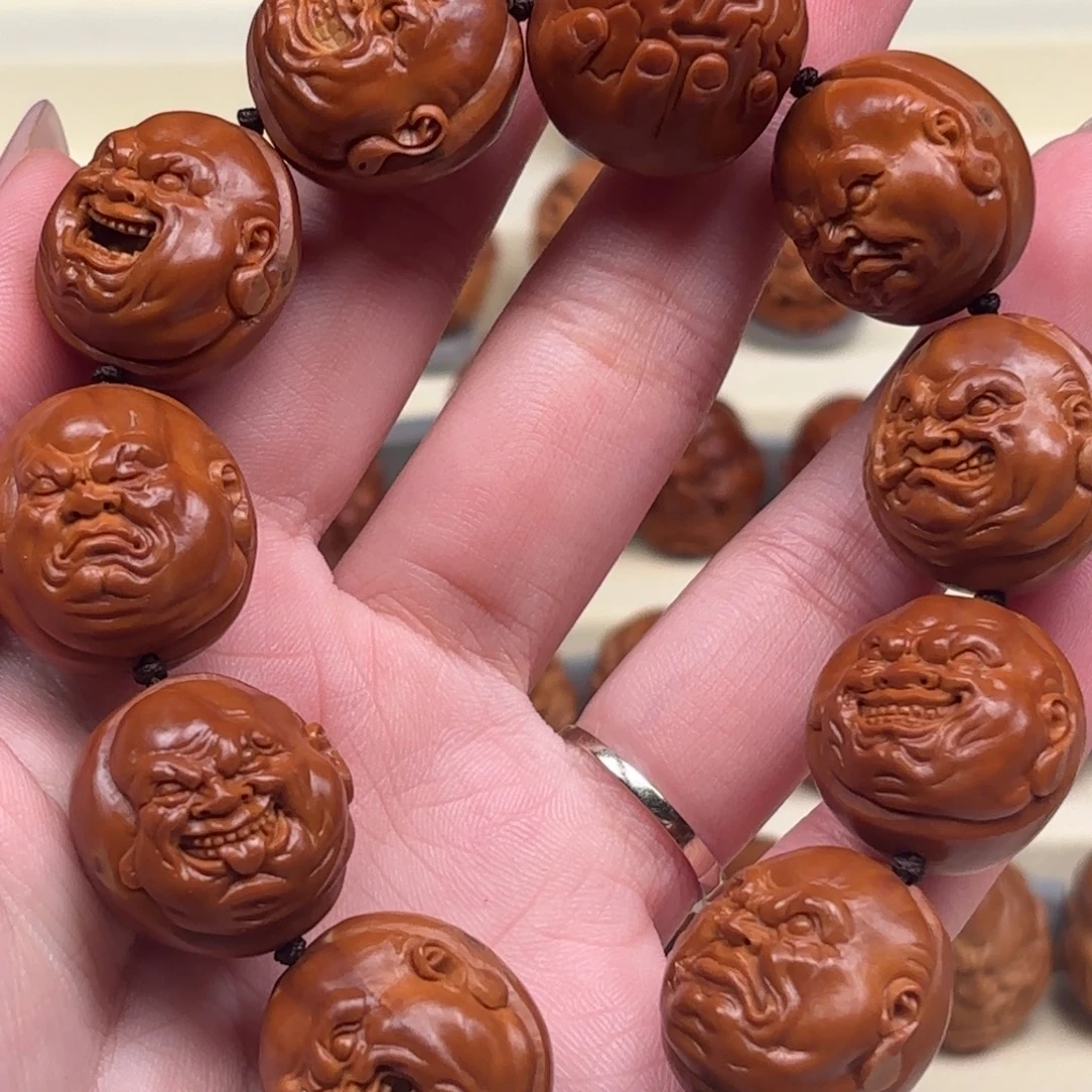 手串/手链橄榄核浮雕恶僧