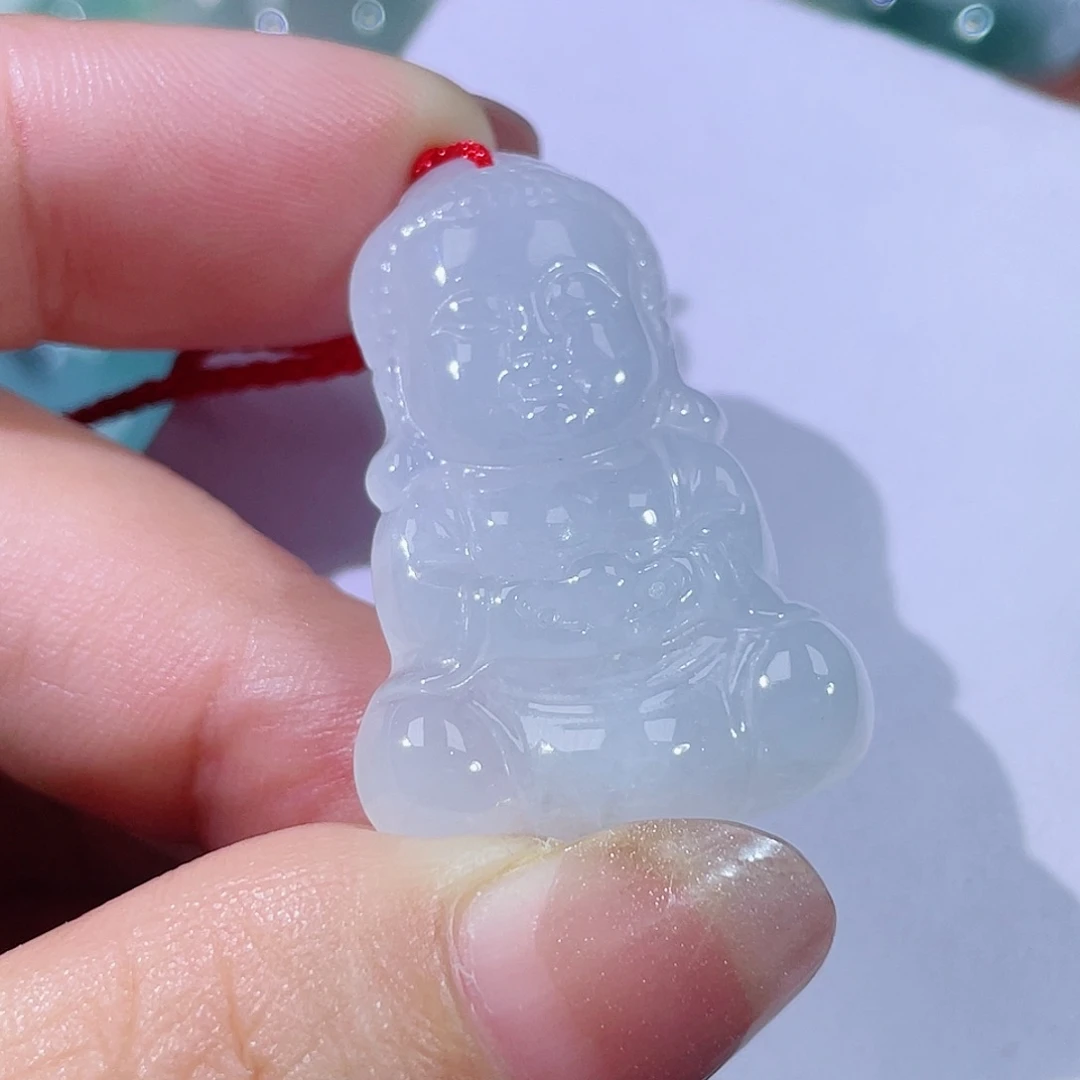翡翠未镶嵌颈饰宝宝佛
