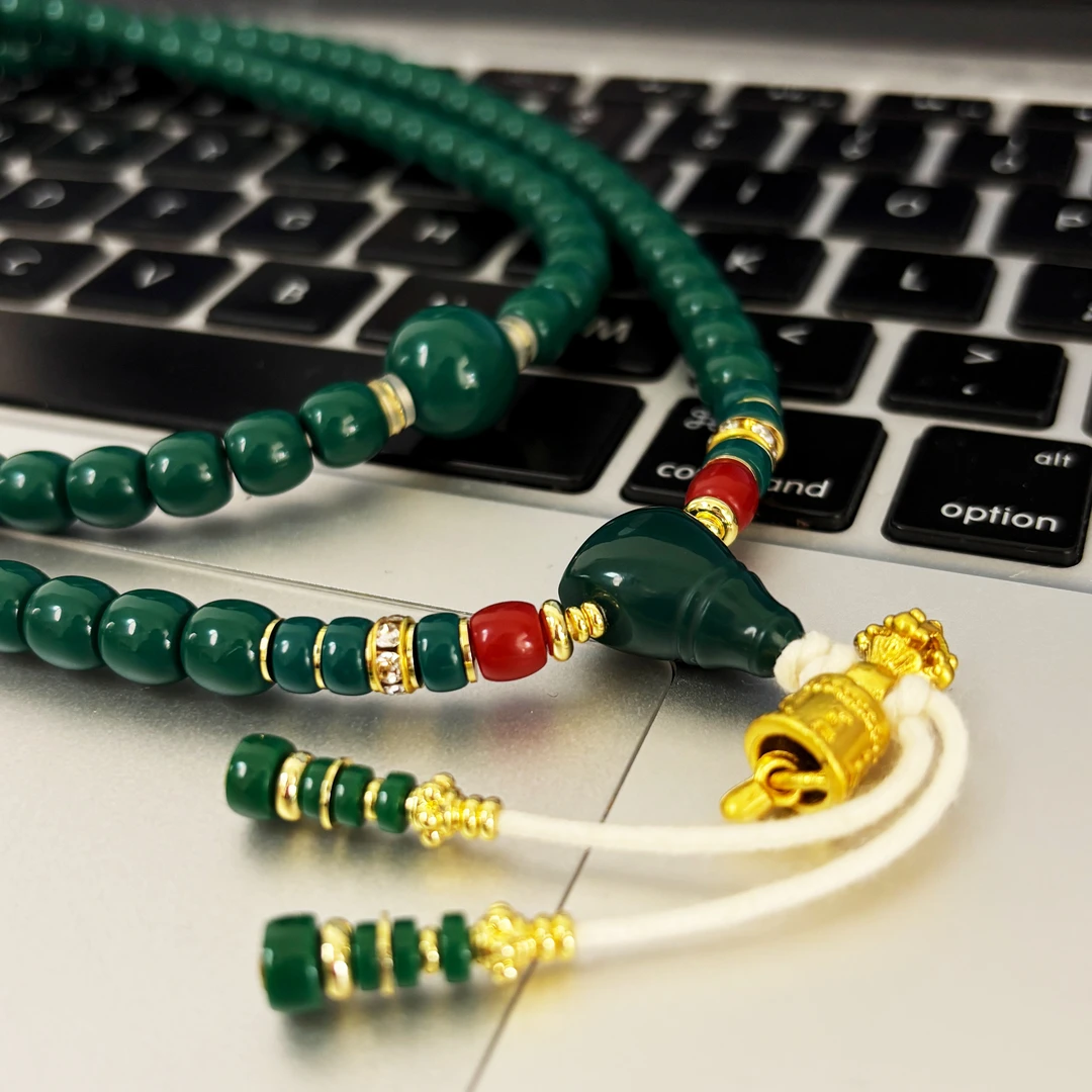 【开播福利】108长串念珠，锁骨链兽球珠科技松平替松