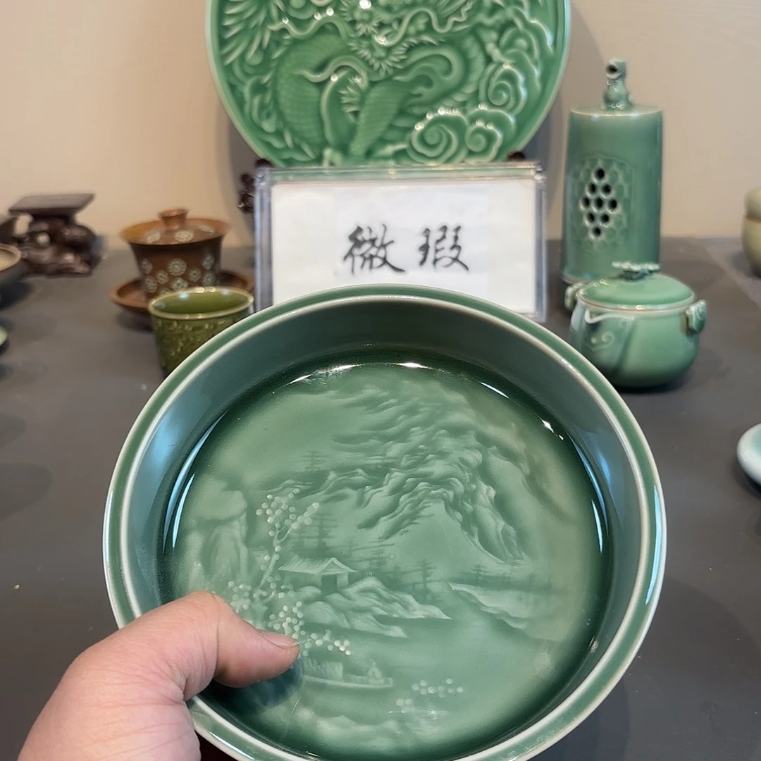 瓷片龙泉青瓷福利青瓷