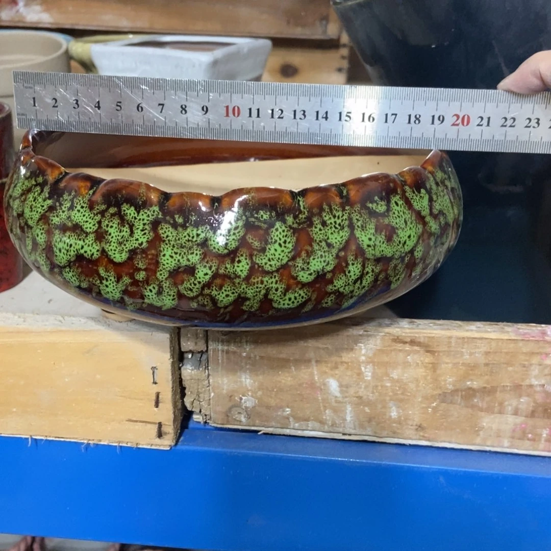 红陶高温陶瓷花盆