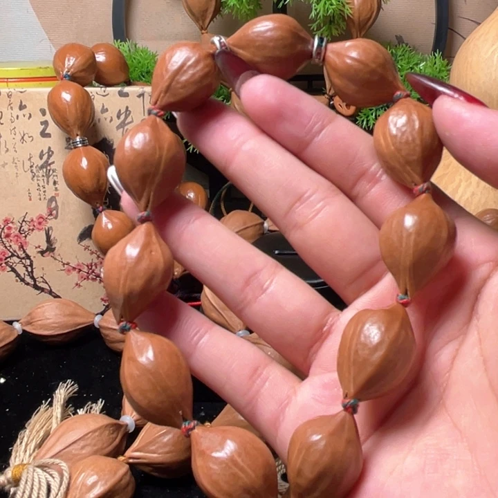橄榄核手串/手链1.7鸡血红11
