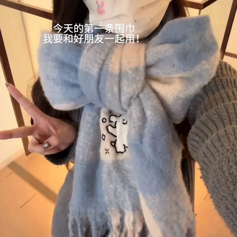 小狗围巾 保暖好看韩版休闲