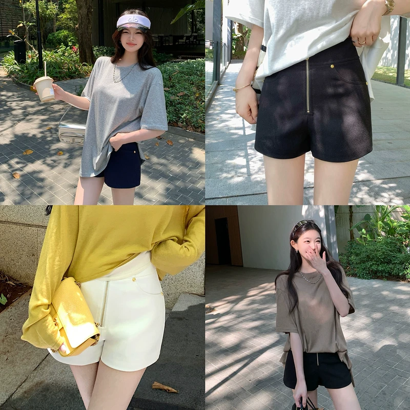 Lilylikes“辣妹蜜桃臀”想焊身上的丰胯小短裤直接get漫画腰臀比