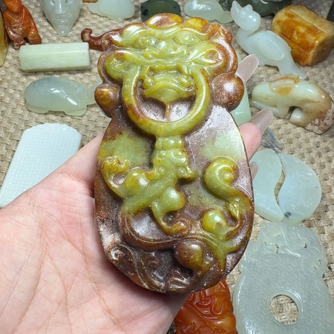 白玉菩提吊坠挂件