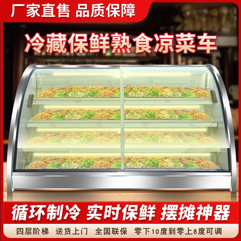 三轮车移动冰箱烤串冰柜摆摊铁板鱿鱼炸串烧烤台式保鲜冷藏展示柜