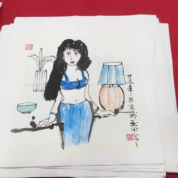 国画花鸟等图案和图案
