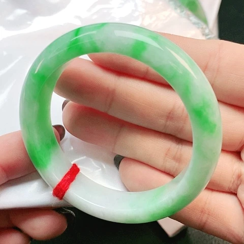 未镶嵌手镯翡翠正圈2589