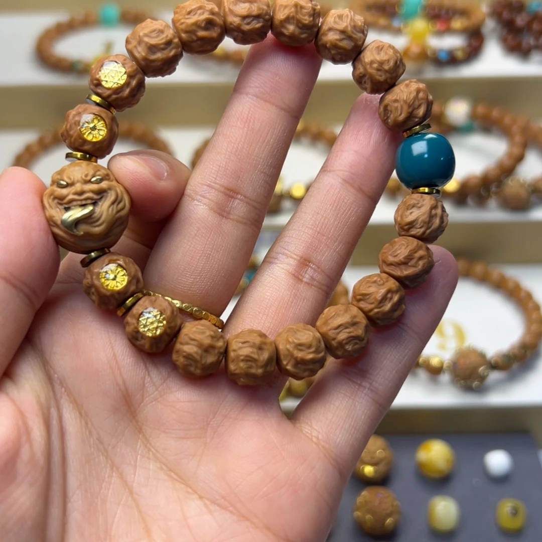 手串猴头核桃灵蛇四标双配