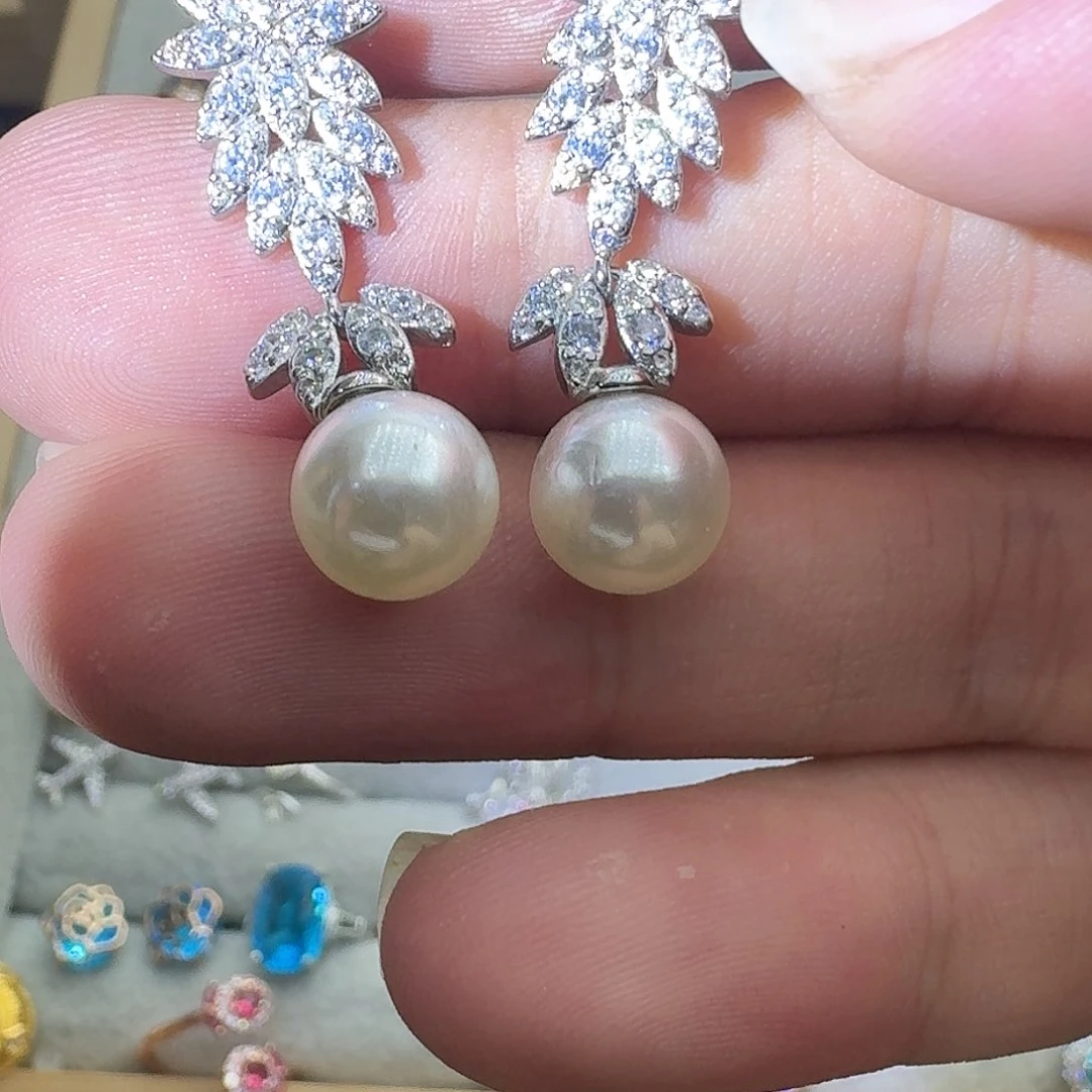 绿水晶戒指银S925镶嵌