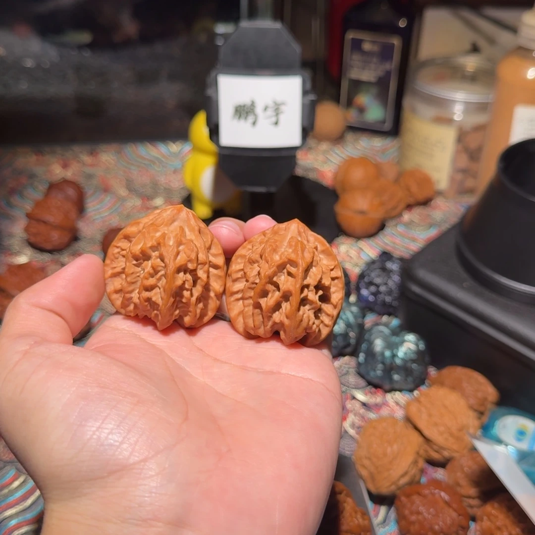 文玩核桃把件362号42曹大龙文玩核桃