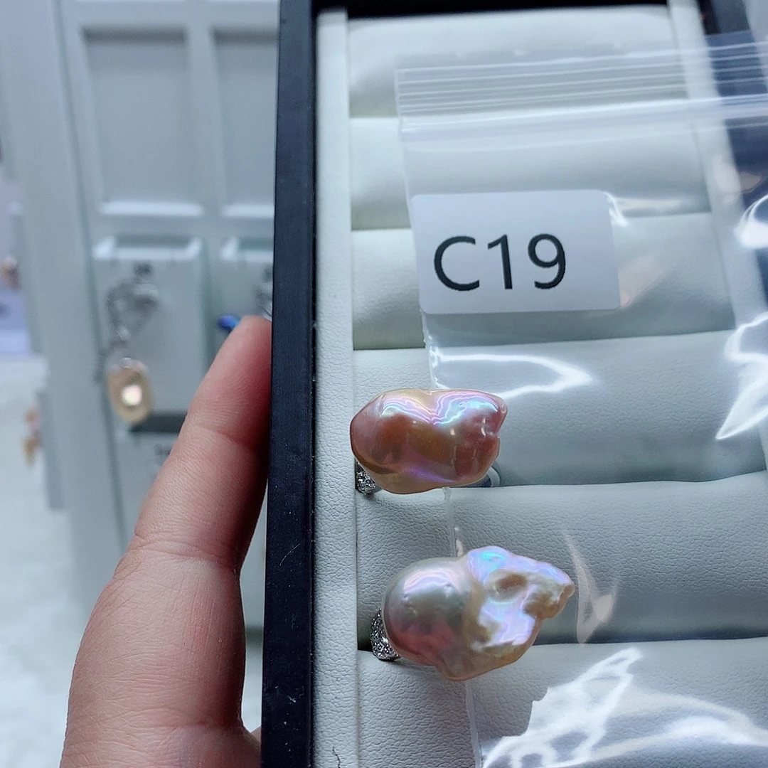 合金吊坠(不含链)淡水珍珠