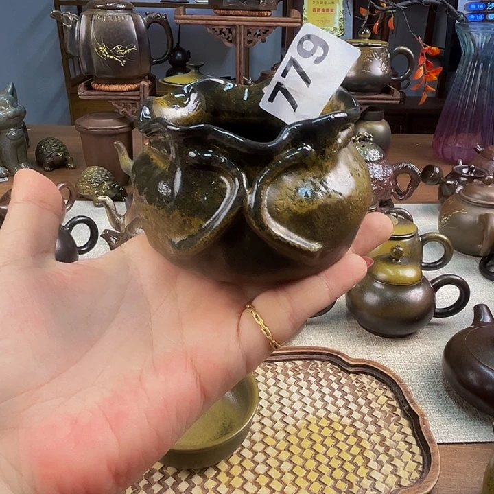 柴烧杯子柴烧壶泡茶香