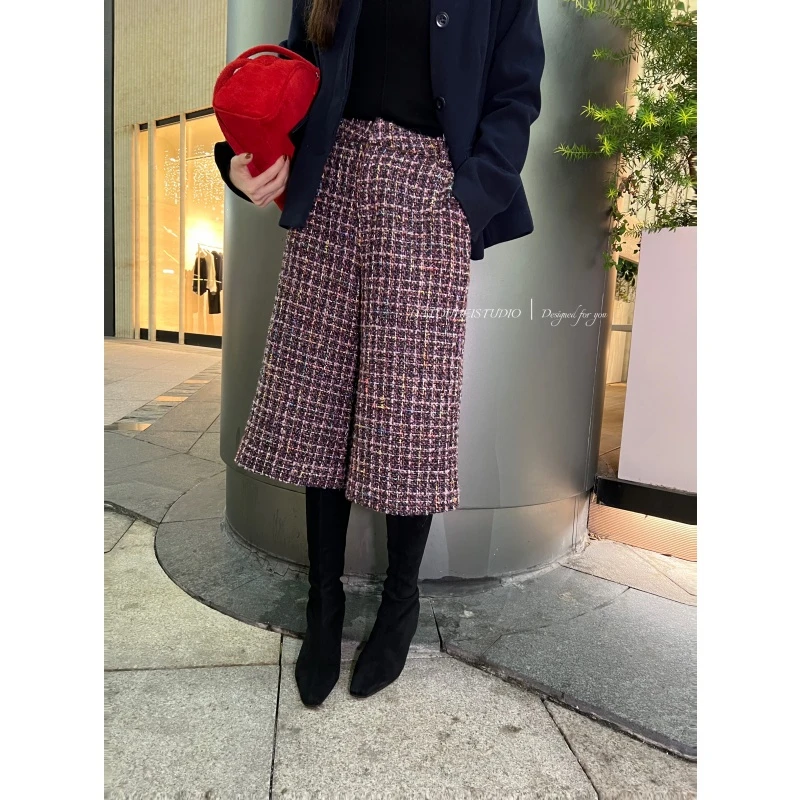 【DATOUHEI 秋冬新品】“入冬时报"时髦小香中裤D225K20087