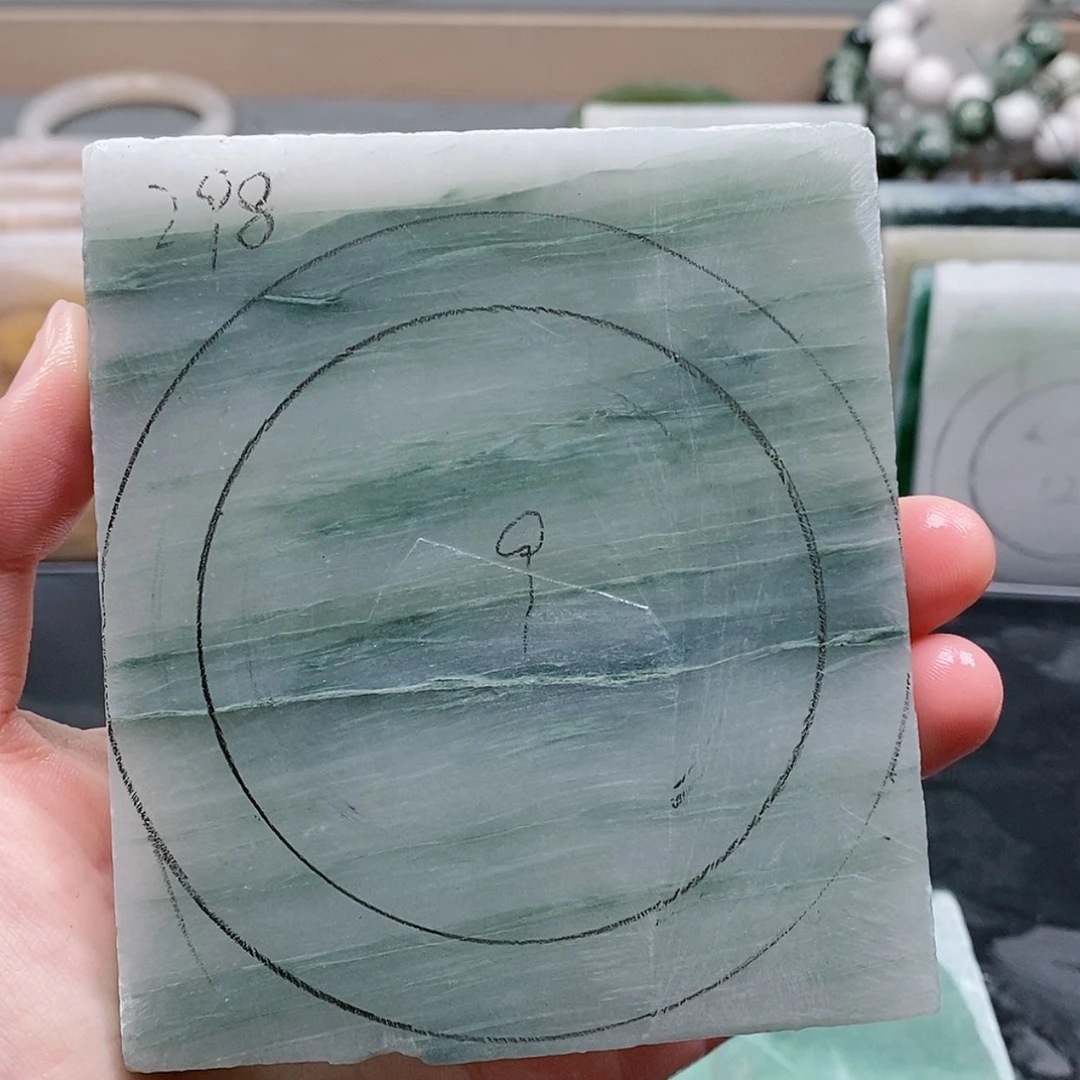 【闪购商品】石英质玉手镯未镶嵌l***平定制