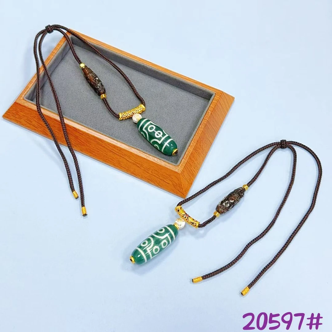 非金属珐琅吊坠 20597项链挂件吊坠 复古手工个性百搭多样(发一)