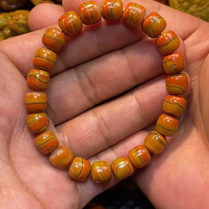 玛瑙/玉髓战国红手链未镶嵌浩*