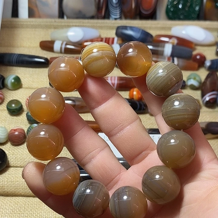 玛瑙/玉髓合金颈饰