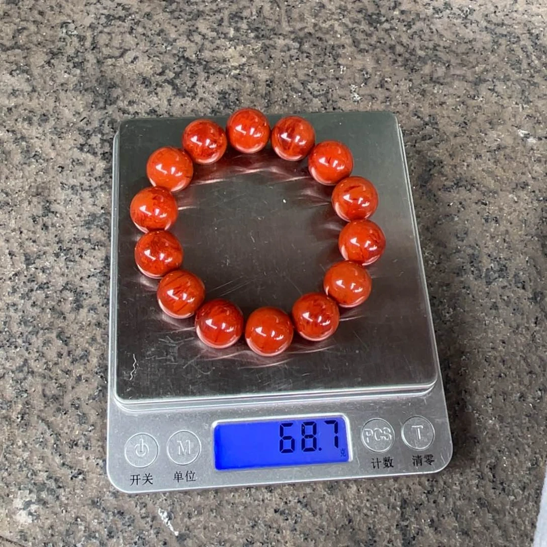 手串未镶嵌南红玛瑙