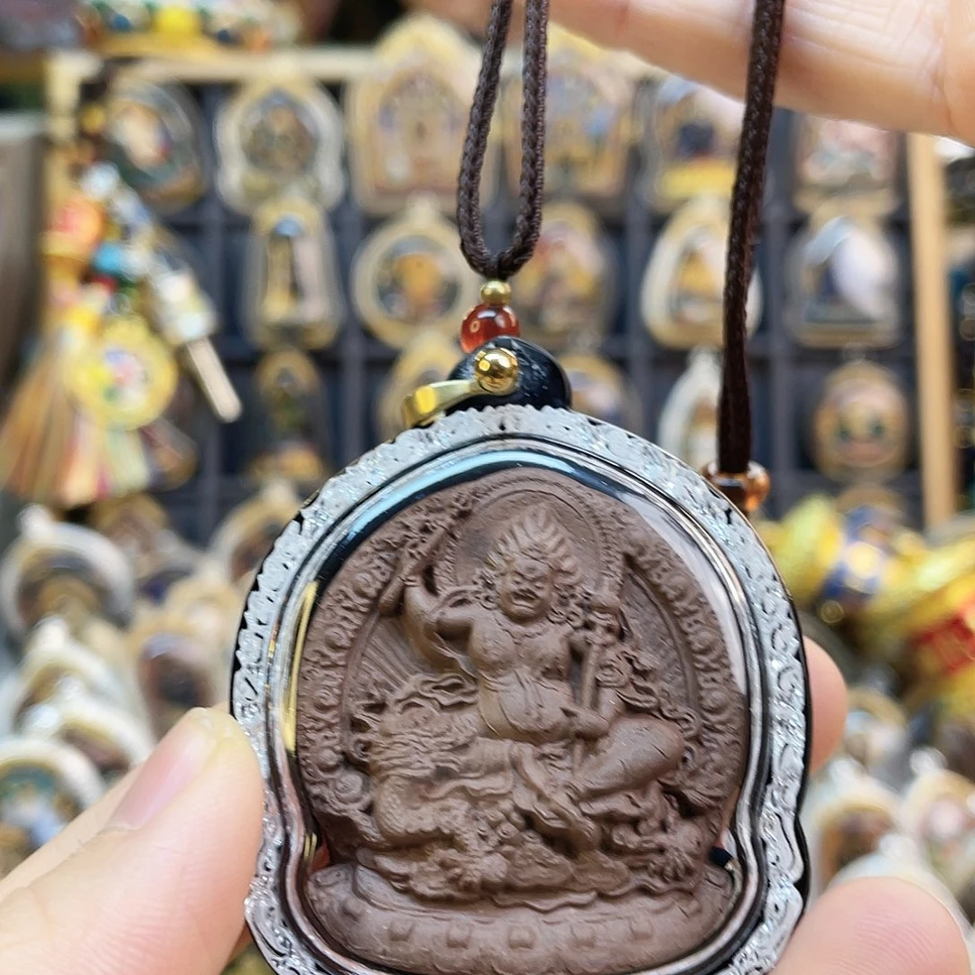 泥塑裸泥 白财神 泥塑擦擦 亚克力