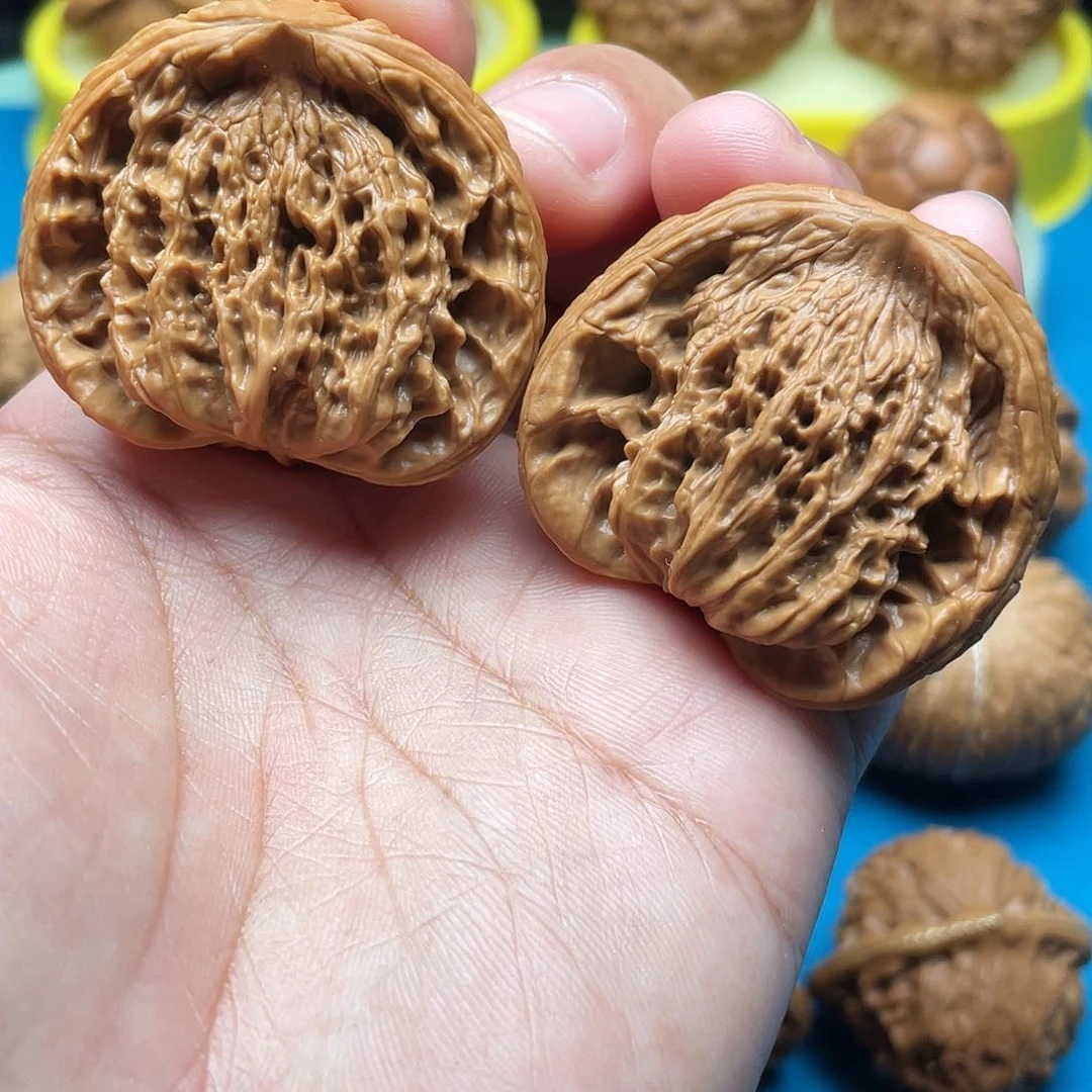 文玩核桃把件虎头蛇41全