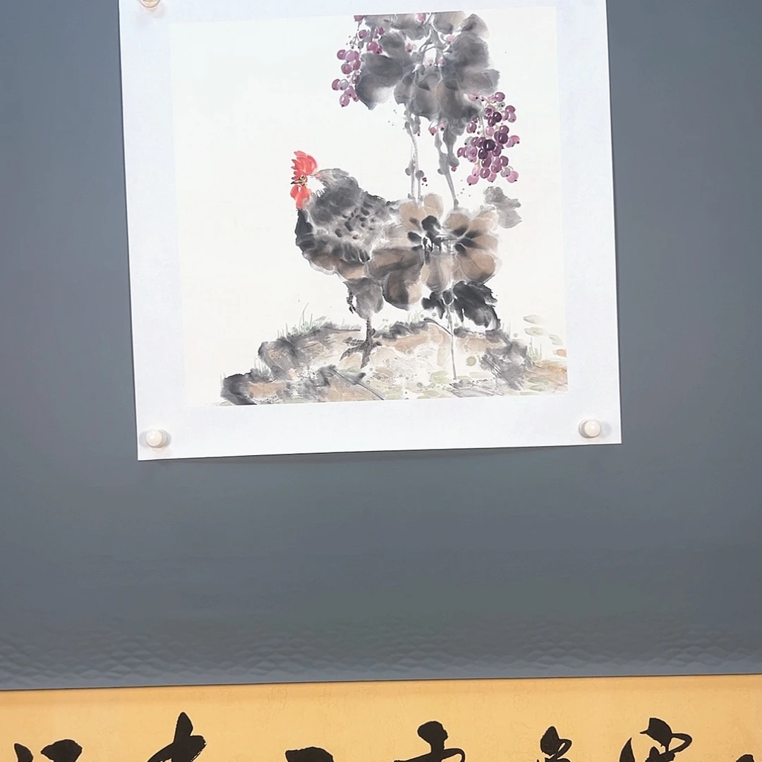 国画723 花鸟和蝴蝶都会出现